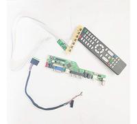 Para M101NWN8 R0 R3 LVDS 40Pin WLED Notebook PC 10.1 "T.V53 controlador de pantalla tablero de unidad 1366 * 768 VGA+HDMI+AV+USB+RF DIY kit (M101NWN8 R0)