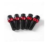 Para M12x1.5 4/5 Piezas Rueda B12.9 Grado Pernos Forjados Tuercas Tornillo Para E90/E60/E39/F10/F20/E46 Separadores ruedas coche(5PCS 40mm Cone)