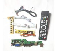 Para M150X5-L01 MT150XN03 V.0 T.V53 tablero controlador LVDS 20Pin 2CCFL USB VGA HDMI AV RF teclado+inversor+remoto monitor LCD Kit (MT150XN03 V.0)