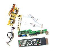 Para M170EN04 V6 V7 VGA HDMI AV USB RF T.V53 controlador tablero remoto+inversor+teclado pantalla LCD panel 4CCFL 30Pin LVDS DIY kit (M170EN04 V6)