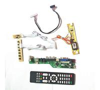 Para M185B1-L05/L06/L07 Remotote+Inversor teclado 2CCFL 30Pin LVDS T.V53 tablero controlador VGA HDMI AV USB RF LCD panel Kit (M185B1-L07)