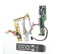 Para M185XW01 V2 V4 Remote+Inversor+teclado T.V53 controlador board 2CCFL 30Pin LVDS VGA HDMI AV USB RF LCD panel DIY kit (M185XW01 V2)