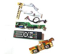Para M190EG02 V0 V1 T.V53 tarjeta de unidad HDMI VGA USB AV RF LVDS 4CCFL 30Pin teclado+Remote+Inversor LCD panel monitor DIY kit (M190EG02 V0)