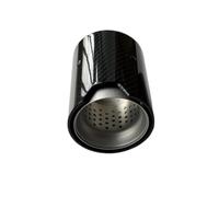 Para M2 M3 M4 M5 F87 F80 F82 F83 F90 Terminales Escape Fibra Carbono Plateadas Brillantes Boquillas Silenciador Tubo Trasero KISSGPIPOL(ID 54MM-OD 105MM)