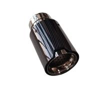 Para M2 M3 M4 M5 M6 Tubo Interior Universal Silenciador Escape Trasero Fibra Carbono Brillante 1 Pieza Cola Tubo Escape(ID 63MM-OD 93MM)