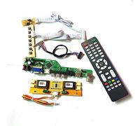 Para M215HW01 V0 V1 V9 LVDS 4CCFL 30Pin HDMI VGA USB AV teclado+control remoto+inversor T.V53 tarjeta de unidad panel LCD monitor DIY kit (M215HW01 V0)