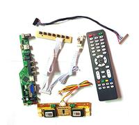 Para M220Z1-L05/L06 VGA HDMI AV USB RF T.V53 tablero controlador 4CCFL 30Pin LVDS Remote+Inversor+teclado LCD panel DIY kit (M220Z1-L05)