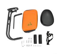 Para M365 1s Pro Pro2 Mi3 para Max G30 G2 Scooter eléctrico, bolsa de asiento multifuncional, 10 l, gran volumen, impermeable, protector solar, caja de almacenamiento EVA con cómodo sillín, color