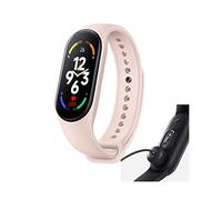 para M7 Smart Bracelet Watch, Pulsera Band Fitness Tracker Watch Pulsera Inteligente a Prueba de Agua Smartband Reloj de Ritmo cardíaco Presión Arterial Relojes Inteligentes Monitores (Rosa)