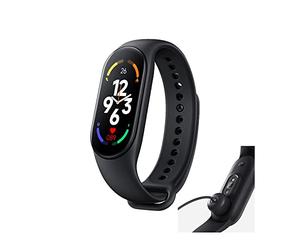 para M7 Smart Bracelet Watch, Pulsera Band Fitness Tracker Watch Pulsera Inteligente a Prueba de Agua Smartband Reloj de Ritmo cardíaco Presión Arterial Relojes Inteligentes Monitores (Negro)