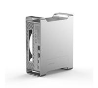 para Mac Mini M4 Pro Soporte de Expansión de Aluminio, Concentrador USB-C con Ranura para SSD M.2 NVME, Estación de Acoplamiento para PC Mini M4, Carcasa para HDMI, USB3.2 Gen2, SD4.0, TF4.0 (AC909)