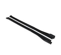 para Macan 2018-2021 Faldones Laterales De Carbono Kit Divisores Extensiones Parachoques Alas Antiarañazos Separador Faldón Lateral Automóvil(Matte Black)