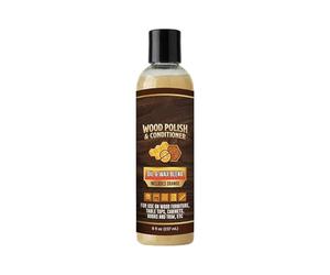 Para Madera Para Muebles - 237 ml Brillante Natural | Renovador Madera Hidrófuga - Para Rayas, Descoloración, Armarios, Oficinas, Planos De Cocina, Pisos, Laminados, Casa
