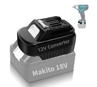 Para Makita de 18 V a adaptador de batería Makita de 12 V, adaptador de batería compatible para Makita 18 V batería convertir a batería de 12 V, para herramientas eléctricas Makita de 12 V