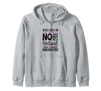 para mamá cansada - Hija pequeña Sudadera con Capucha