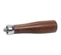 Para mango de portafiltro de café de madera M10, accesorio ergonómico para máquina de espresso con acabado pulido, construcción de madera maciza y metal, repuesto de rosca estándar de 10 mm para uso