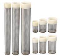 para manguera de acero inoxidable, Filtro de espiga for manguera acero inoxidable, 2 uds. for entrada 20/25/32mm y rosca 1/2 3/4 1 pulgada for riego por goteo jardín acuario(25mm(Short))