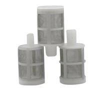 para manguera de acero inoxidable, Stainless Steel Hose Barb Water Microfilter 20 Pcs 8-12mm for Irrigation and Aquarium(8mm)