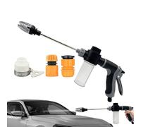 Para Manguera De Jardín | Arandela De Alta Presión Boquilla De Manguera De Alta Presión Con Bomba De Pulverizo,Herramienta Ajustable Para Lavado De Coche Y Riego De Jardín