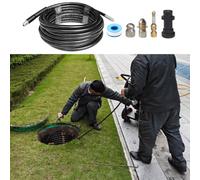 Para manguera de limpieza de drenaje compatible con KARCHER diseñada para un funcionamiento fiable de alta presión Plataformas de lavado a presión K2 K3 K4 K5 (20 m)