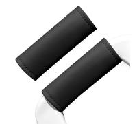 para manija de coche, piel sintética, fundas para reposabrazos de larga duración, fácil de instalar, juego de 2 piezas, negro/marrón/naranja, protección anticongelante para todos los modelos de