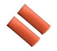 para manija de coche, piel sintética, fundas para reposabrazos de larga duración, fácil de instalar, juego de 2 piezas, negro/marrón/naranja, protección anticongelante para todos los modelos de