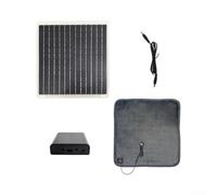 para manta Solar 12W Portátil para calentador Asiento para | solar 12W, ahorro costes, calor eficiente, para ideal invierno, reducción consumo