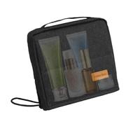 para Maquillaje Vertical: Ligero Y Amplio | Organizador De Maquillaje Impermeable con Cremallera para Un Fácil Acceso Y Almacenamiento, Cosmética para Mujeres, Niñas, Pen, Negro, Consulte
