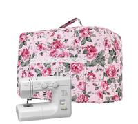 para máquina de coser - portátil Serger Boho | Protección universal para máquinas pequeñas para el hogar | de transporte de polvo con patrón floral bohemio para viajes, interiores