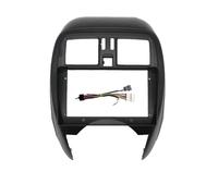 para Marzo para Micra K13 2013-2017 Radio Reproductor MP5 Carcasa Panel Marco 2 DIN Unidad Principal Fascia Estéreo Tablero 9 Pulgadas Marco Panel(1 Juego)