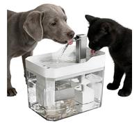 Para mascotas - Bebedero eléctrico silencioso para perros con detección inteligente de 1,5 litros, fuente para animales domésticos de interior, alimentador automático de agua con
