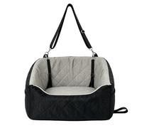 para Mascotas en Auto, Viaje Sin Estrés, 48x52x30cm, Asiento de Auto para Perros Pequeños, Asiento Elevador para Mascotas con Arnés Ajustable y Base Antideslizante, Extraíble Lavable a Máqu