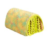 Para mascotas para la estación fría - 15,75 pulgadas | Material de peluche - Caseta aislada para pequeños animales con alfombrilla cálida y acogedora para hámster rizado, chinchilla cobayo