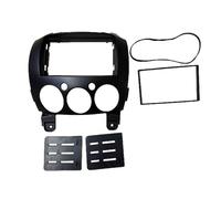 para Mazda 2 2008-2013 Marco 7 Pulgadas para Radio Coche Android Reproductor MP5 Embellecedor Fascia 2DIN para Unidad Principal Y Panel Salpicadero RESPUNEKBAH