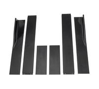 para Mazda 2 3 5 6 CX-3 CX-4 CX-5 extensión Divisor Delantal Labio Divisor Winglet 78,8 Pulgadas Falda Lateral Universal Separador Faldón Lateral Automóvil(Negro)