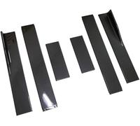 para Mazda 2 3 5 6 CX-3 CX-4 CX-5 extensión Divisor Delantal Labio Divisor Winglet 78,8 Pulgadas Falda Lateral Universal Separador Faldón Lateral Automóvil(Carbon Look)
