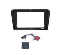 para Mazda 3 2004-2009 Marco De Montaje Fascia para Radio De Coche Android Reproductor MP5 De 9 Pulgadas Panel 2 DIN para Salpicadero POMPOMPUR