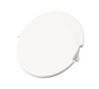 para Mazda 3 Axela 2017-2018 Lado Derecho del Pasajero B63B-50-A11-BB BANE-50-A11-BB Tapa del Gancho de Remolque del Parachoques Delantero Cubierta del Ojo de Remolque (Lado del Pasajero Blanco)