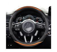 para Mazda 3 BK BL BM BN BP para Mazda 6 CX3 CX5 CX7 CX30 para Axela para Atenza Protector para Volante Coche Antideslizante Funda Volante Coche(Naranja)