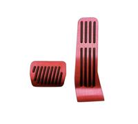 Para Mazda 3 BP CX-30 CX-50 CX-60 MX30 2019-2025 Pedal De Reposapiés De Coche Acelerador Cubierta De Pedales De Freno Cubierta Pedal Coche(AT 2PCS Red)