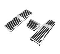 Para Mazda 3 BP CX30 CX-30 CX50 CX60 MX30 2019-2025 Reposapiés De Coche Acelerador Cubierta De Pedal De Freno Accesorios Cubierta Pedal Coche(AT 3PCS Silver)