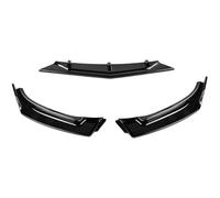 para Mazda 3 para Axela 2014 2015 2016 2017 2018 Kit De Alerón Y Difusor para Parachoques Delantero Alerón Delantero Coche(Glossy Black)