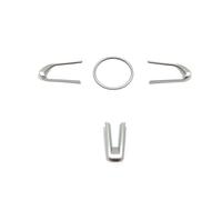 Para Mazda 3 Para Axela Para BP Para CX-30 Para DM Para CX-50 Embellecedor Para Volante Círculo Lentejuelas Anillo Cubierta Pegatina Accesorios Interior Automóvil(ABS Matte)