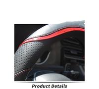 para Mazda 3 para Axela para Mazda3 para BK para BL para BM para BN para BP 2003-2023 Protector para Volante Coche Antideslizante Funda Volante Coche(Rojo)
