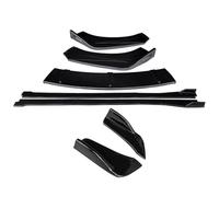 para Mazda 3 para Star para Gallop 2011-2015 Reparación De Coches Estilo Anticolisión Faldas Laterales Extensión Separador Faldón Lateral Automóvil(Gloss Black)