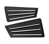 para Mazda 3 Sedán 2003-2008 Cubierta De Rejilla Ventilación Lateral para La Ventana Trasera Alerón Trasero para Coche(Carbon Look)