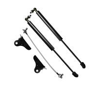 Para Mazda CX-30 CX30 2019-2022 Capó Delantero Barras De Puntales De Gas Amortiguador De Resorte Soportes De Elevación Amortiguador(Black carbon fiber)