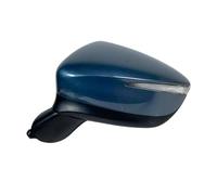Para Mazda CX-5 2013-2016 8/9 Pines Espejos Retrovisores Con Ajuste Eléctrico Plegado Calefacción Y Sistema De Monitoreo De Punto Ciego(9Wire-Left Blue)