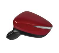 Para Mazda CX-5 2013-2016 8/9 Pines Espejos Retrovisores Con Ajuste Eléctrico Plegado Calefacción Y Sistema De Monitoreo De Punto Ciego(9Wire-Left Red)