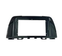 para Mazda CX-5 2015-2017 para Atenza 2DIN 9 Pulgadas Marco Reproductor Radio Kit Molduras Tablero Fascia Automóvil Panel Fascia Instalación con Manija POMPOMPUR
